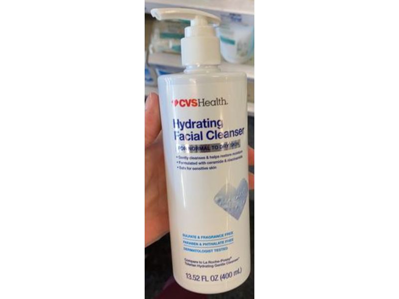 CVS Health Hydrating Facial Cleanser, 13.52 fl oz/400 mL