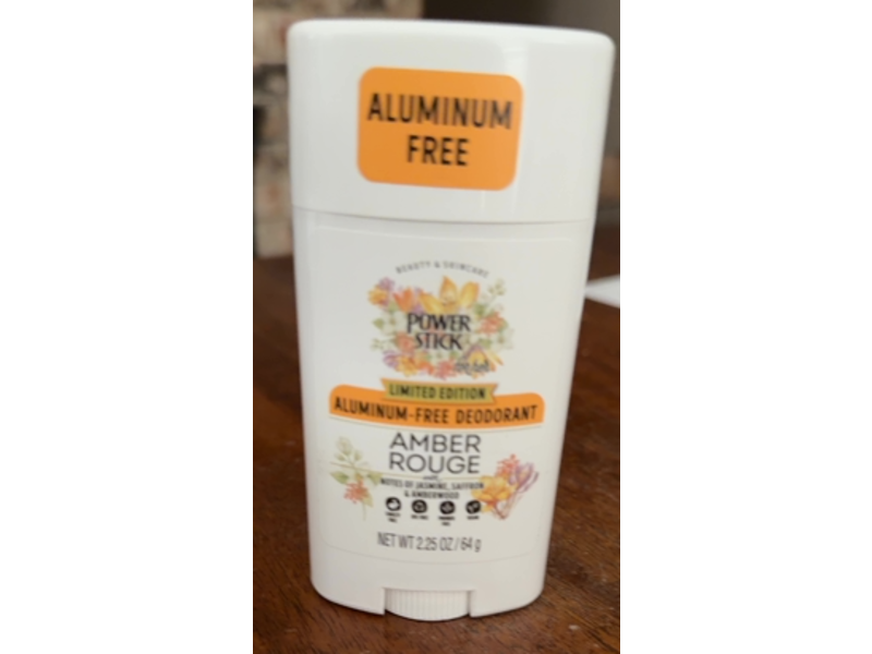 Power Stick Deodorant, Amber Rogue, 2.25 oz/64 g, Pack Of 2