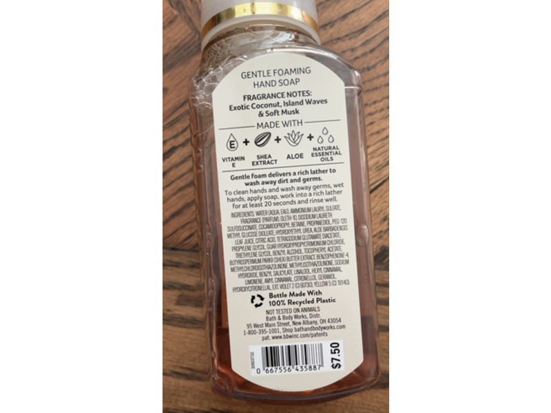 Bath & Body Works Gentle Foaming Hand Soap, Bronzed Sunset, 8.75 fl oz/259 mL, Pack Of 2
