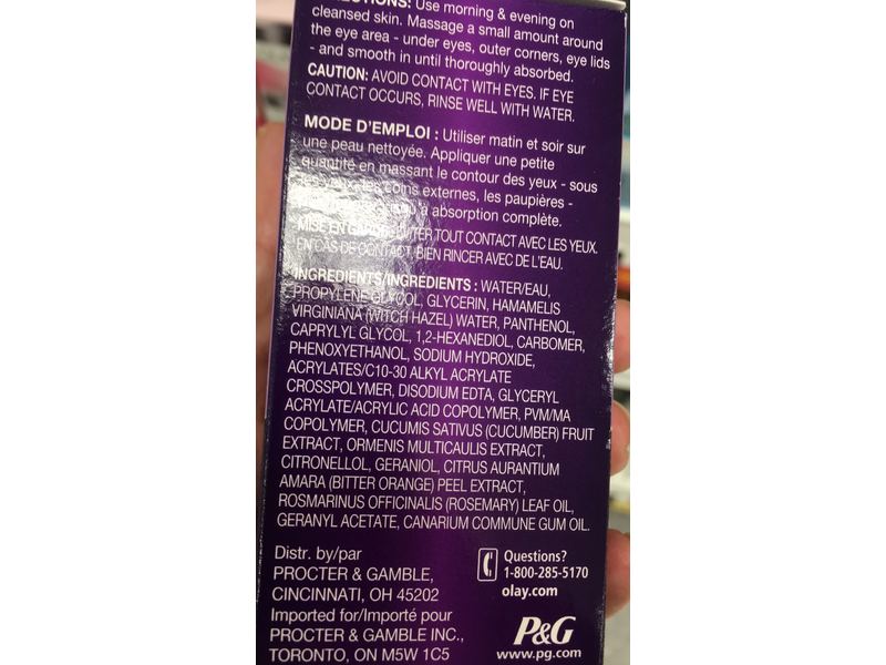 Olay Age Defying Revitalizing Eye Gel, Procter & Gamble