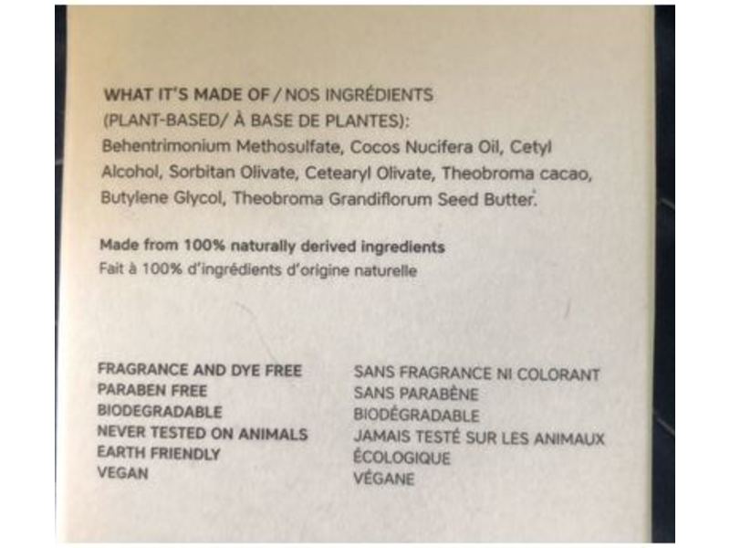 The Unscented Company Conditoner Bar, 1.8 oz/.51 g