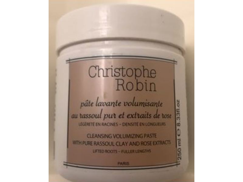 Christophe Robin Cleansing Volumizing Paste, Pure Rassoul Clay And Rose Extracts, 8.33 fl oz/250 mL