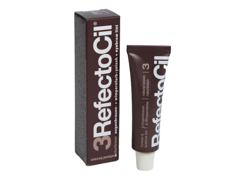 RefectoCil Eyebrow Tint, 3 Natural Brown, 15 mL