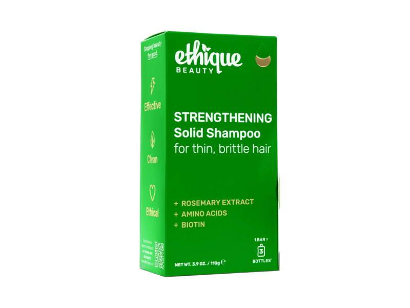 Ethique Beauty Strengthening Solid Shampoo, 3.9 oz/110 g