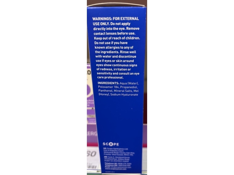 Optase Life Eye Makeup Remover, 3.38 fl oz/100 mL