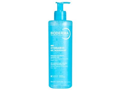 Bioderma 24H Moisturizing Micellar Cleansing Foaming Gel, 13.5 fl oz/400 mL