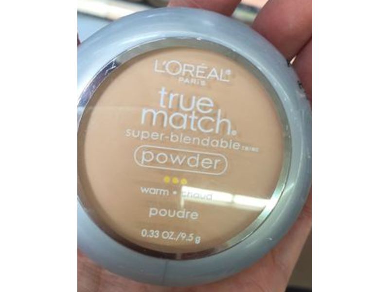 L'Oreal Paris True Match Super-Blendable Powder, W3 Light Medium, 0.33 oz/9.5 g