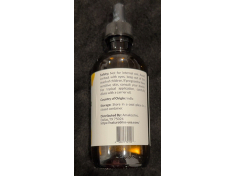 Naturobliss Pure & Natural Lemon Essential Oil, 4 oz/118 mL