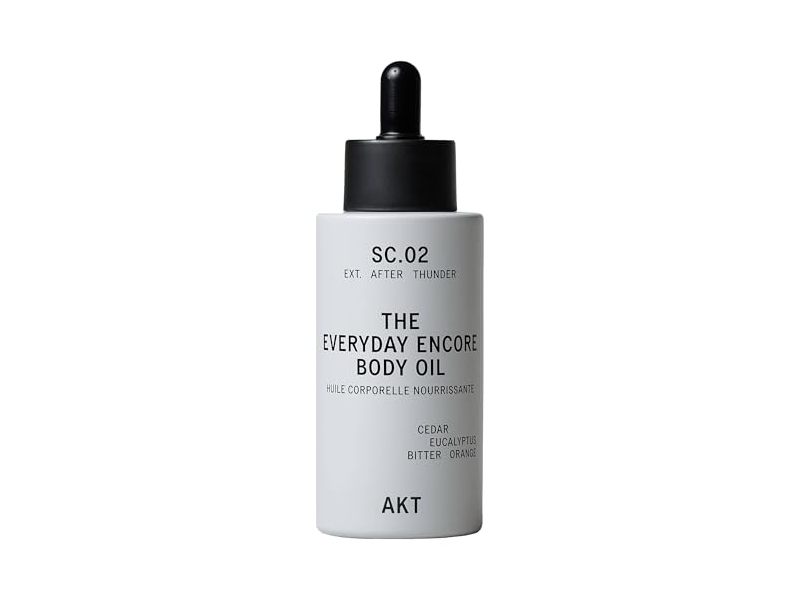 AKT The Everyday Encore Body Oil, After Thunder, Cedar, Eucalyptus, Bitter Orange, 3.4 fl oz/100 mL