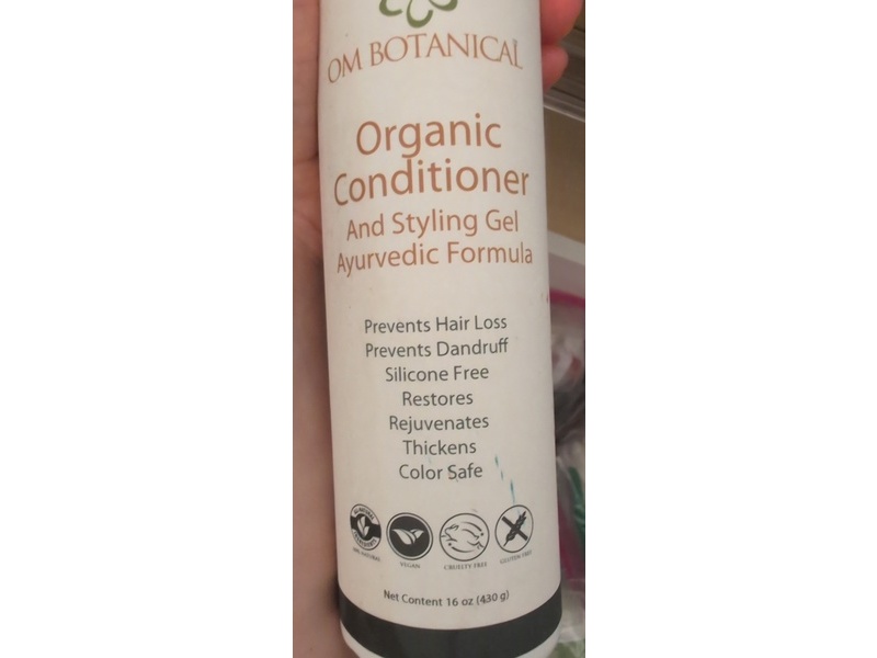 OM Botanical Organic Conditioner & Styling Gel, 16 fl oz/430 g
