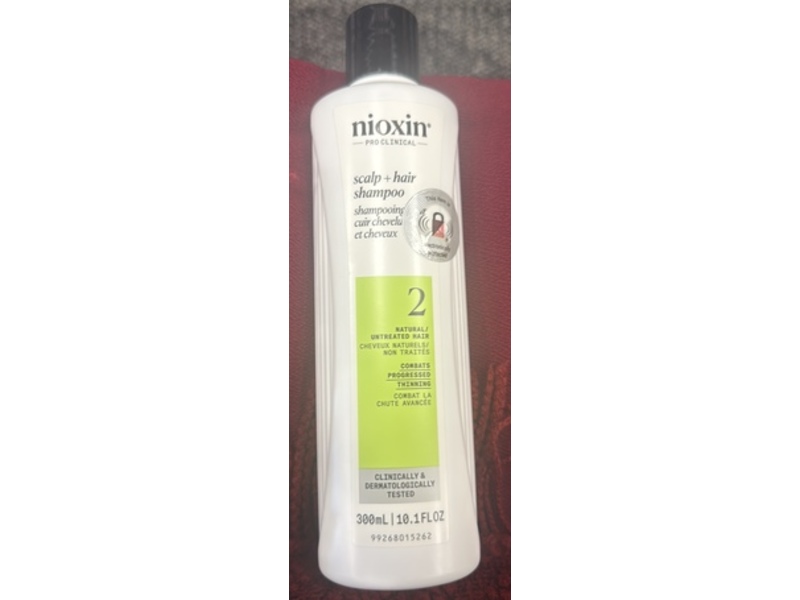 Nioxin Pro Clinical Scalp + Hair Shampoo, 2, 10.1 fl oz/300 mL