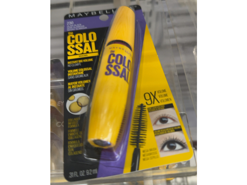 Maybelline New York The Colo Ssal Mascara, 230 Glam Black, 0.31 fl oz/9.2 mL