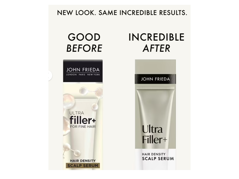 John Frieda Ultra Filler+ Hair Density Scalp Serum, 2 fl oz/60 mL
