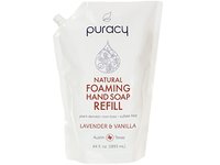 Puracy Natural Foaming Hand Soap Refill, Lavender and Vanilla, 64 fl oz - thumbnail 1