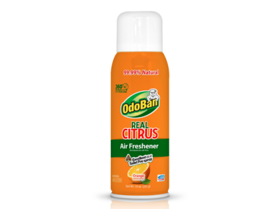 Odoban Real Citrus Air Freshener, Orange, 10 oz/283 g