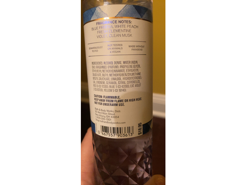 Bath & Body Works Gingham Fine Fragrance Mist, 8 fl oz/236 mL