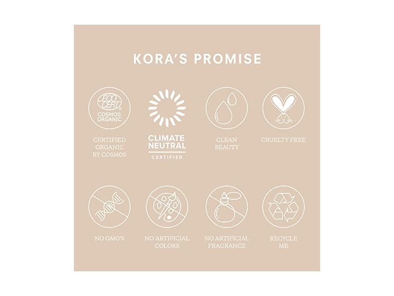 Kora Organics Turmeric Glow Foaming Cleanser, 5.07 fl oz/150 mL