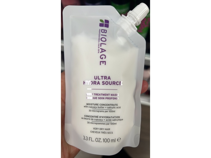 Biolage Ultra Hydra Source Deep Treatment Mask, 3.3 fl oz/100 mL