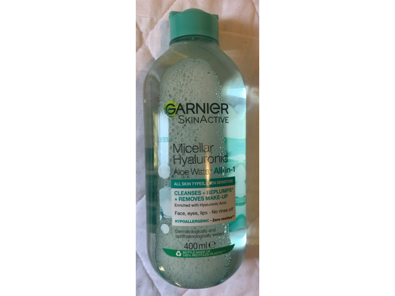 Garnier SkinActive Micellar Hyaluronic Aloe Water, 400 mL