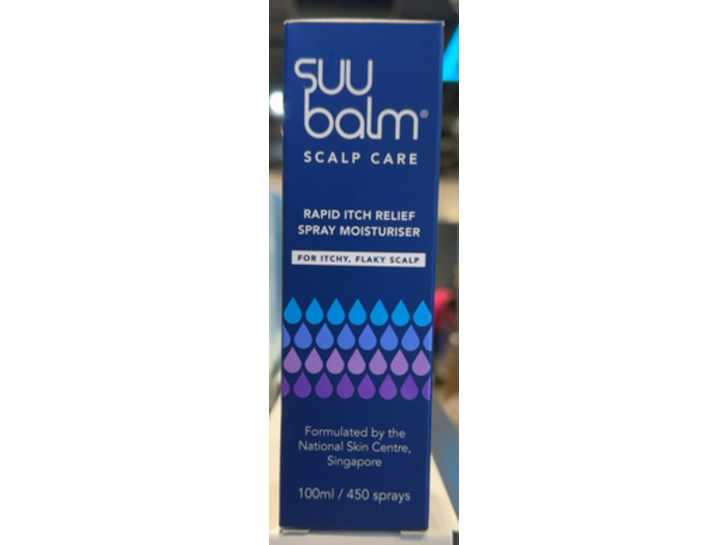 Suu Balm Scalp Rapid Itch Relief Spray, 100 mL