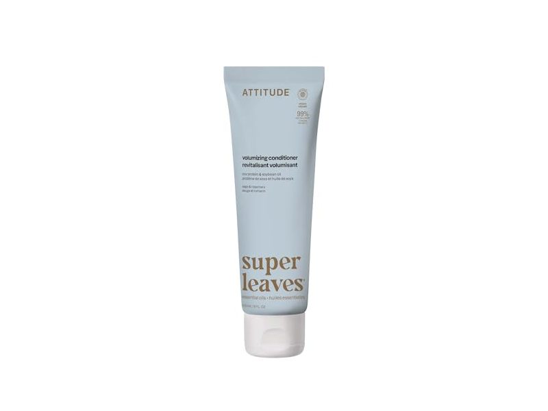 Attitude Super Leaves Volumizing Conditioner, Sage & Rosemary, 8 fl oz/240 mL