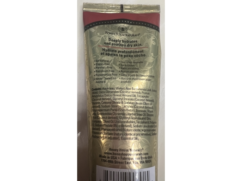 Honey House Naturals Honey House Fresh Bee Butter Hand & Body Lotion, Citrus, 4.0 fl oz/120 mL