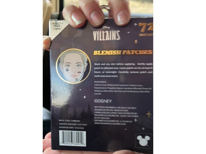 Disney Blemish Patches, Villains, 72 Count