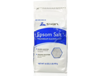 Swan Epsom Salt, Magnesium Sulfate, 16 oz/454 g - thumbnail 1
