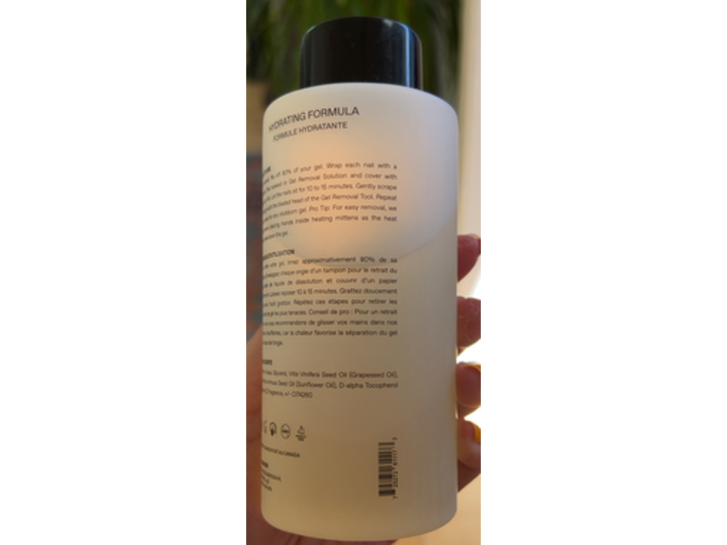 Gelcare Gel Removal Solution, Jasmine, Lemon & Amber, 8.4 fl oz/250 mL