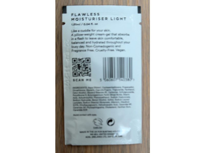 Dr Sam's Flawless Moisturizer Light, 0.04 fl oz/1.25 mL