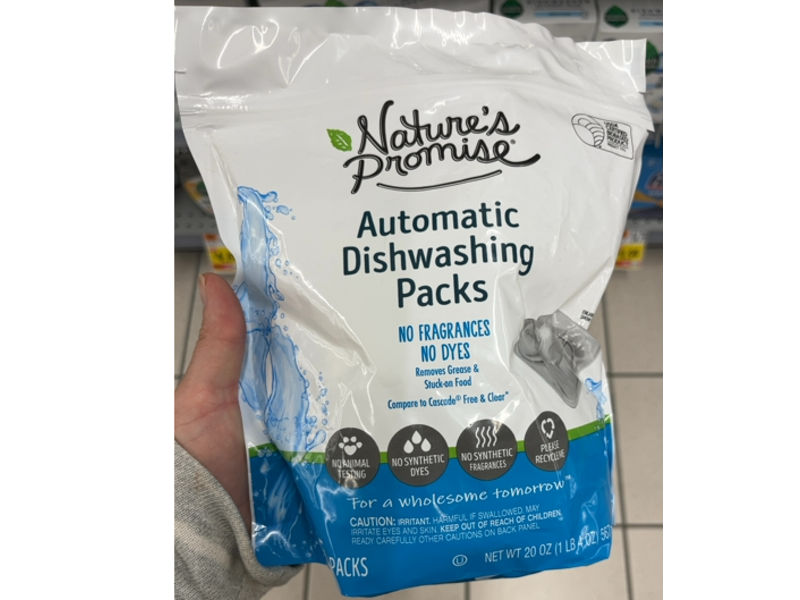 Nature's Promise Automatic Dishwashing Packs, 20 oz/567 g, 45 Count