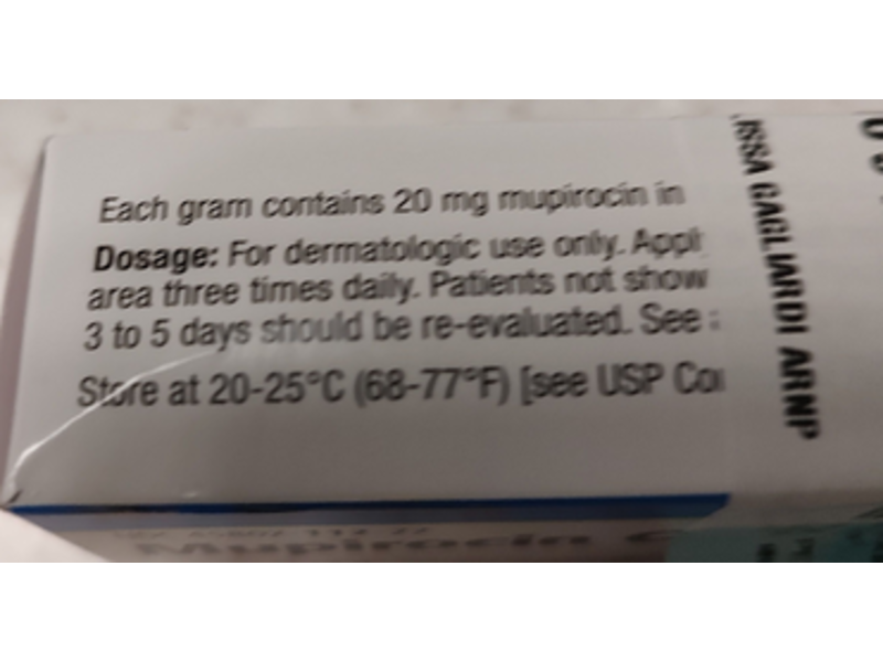 Mupirocin Ointment, 2%, 22g, Perrigo (RX)