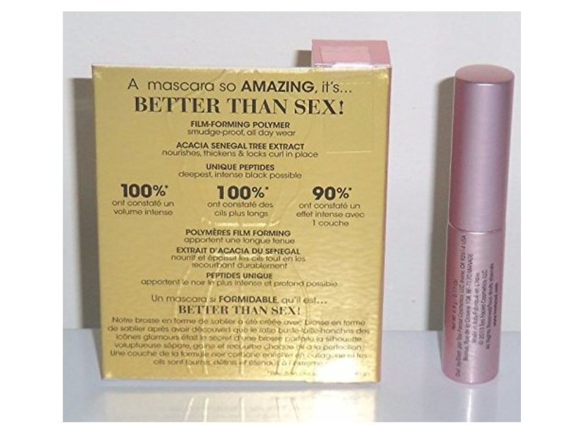 Too Faced Better Than Sex Mascara, Black, 0.13 oz