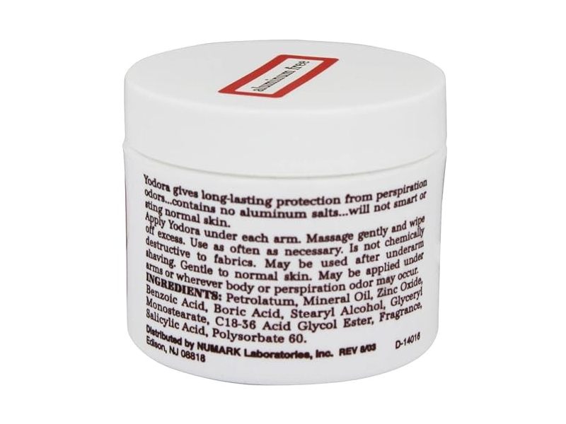 Yodora Deodorant Cream, 2 oz/56.7 g