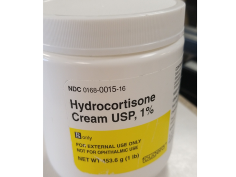 Hydrocortisone Cream USP 1%, 1 lb, Fougera (RX)