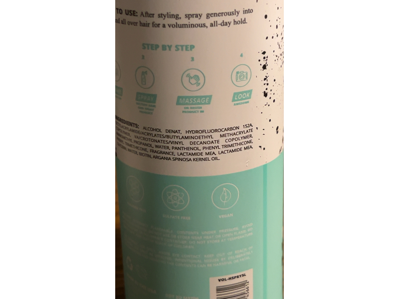 FoxyBae Volumizing Hair Spray, Big Tease, 5 fl oz/142 g