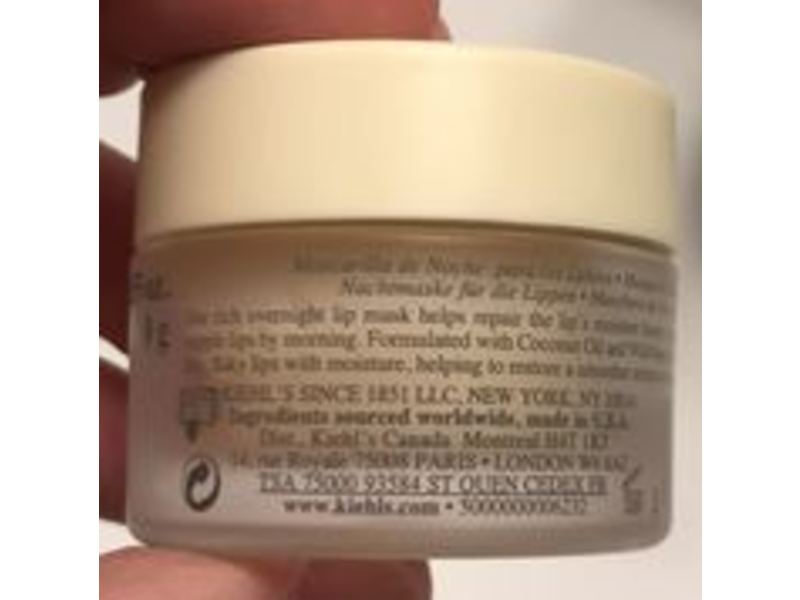 Kiehl's Since 1851 Buttermask Overnight Lip Treatment, Coconut Oil & Wild Magic Butter, 0.35 oz/10.4 mL
