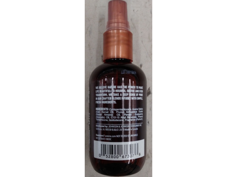 Aveeno Deep Hydration Oil Mist, Almond Oil Blend, 3.3 fl oz/97 mL