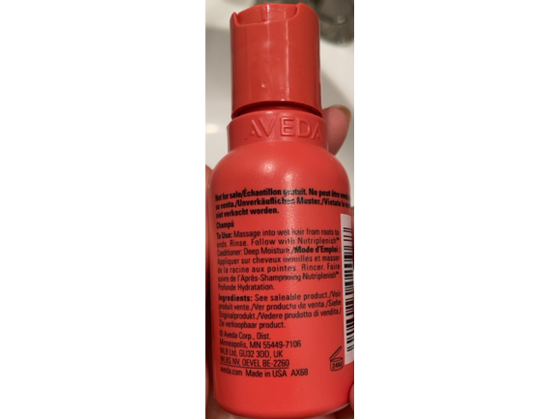 Aveda Nutriplenish Shampoo, Deep Moisture, 1.7 fl oz/50 mL