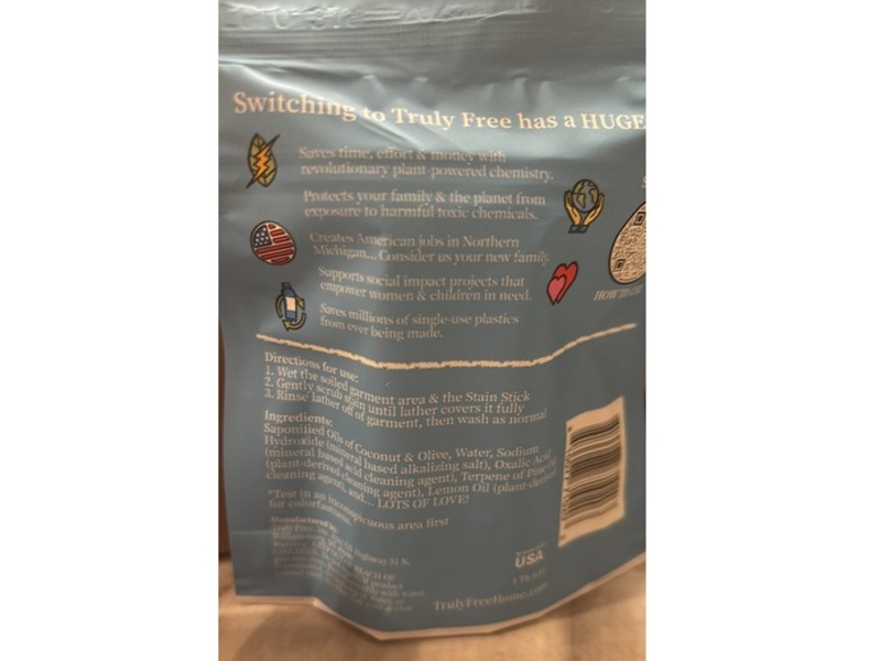 Truly Free Laundry Stain Stick, 2 oz/56 g