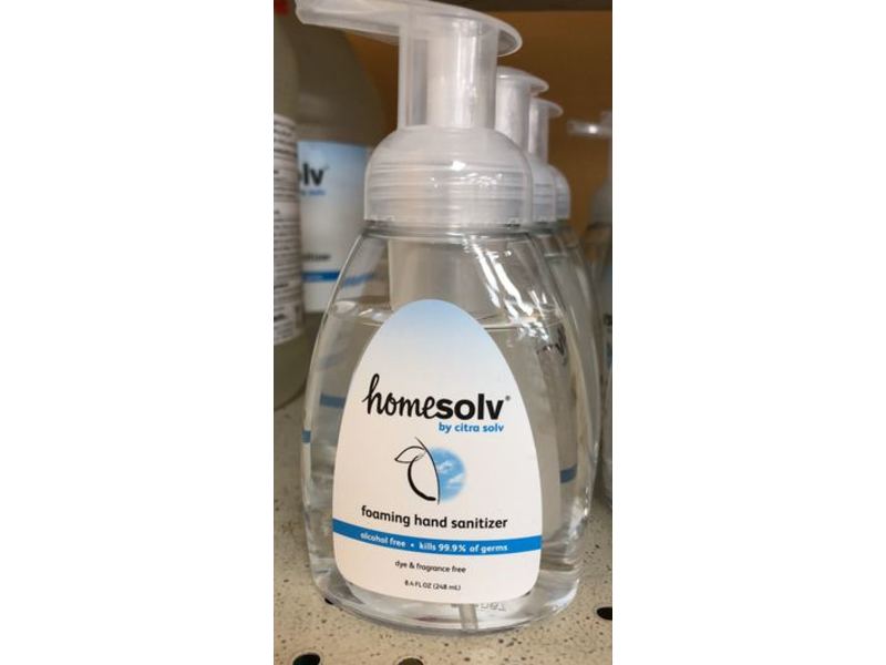 Homesolv Foaming Hand Sanitizer, 8.4 fl oz/248 mL