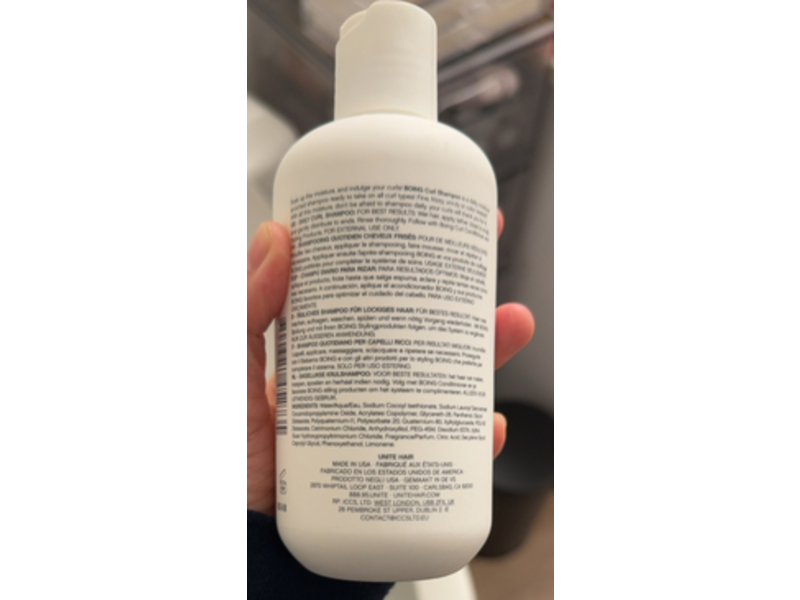 Unite Boing Curl Shampoo, Moisture Balance, 8 fl oz/236 mL