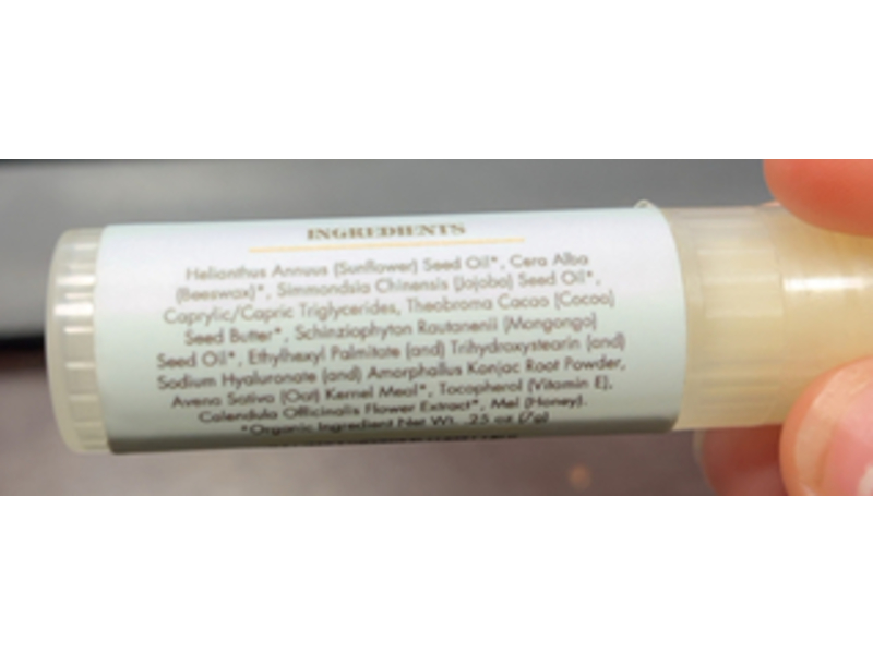 The Ocean Healed My Eczema Nourishing Lip Balm, Oats, Pure Manuka Honey & Mongongo Oil, 0.25 oz/7 g