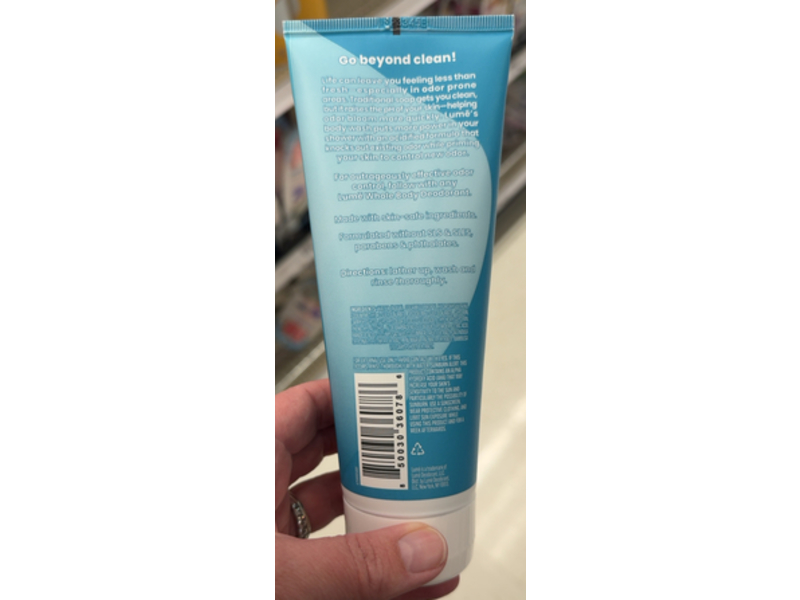 Lume Acidified Body Wash,7.0 fl oz/207 mL