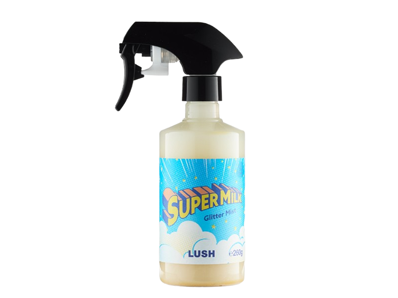 Lush Super Milk Glitter Mist Spray, 8.4 fl oz/250 mL