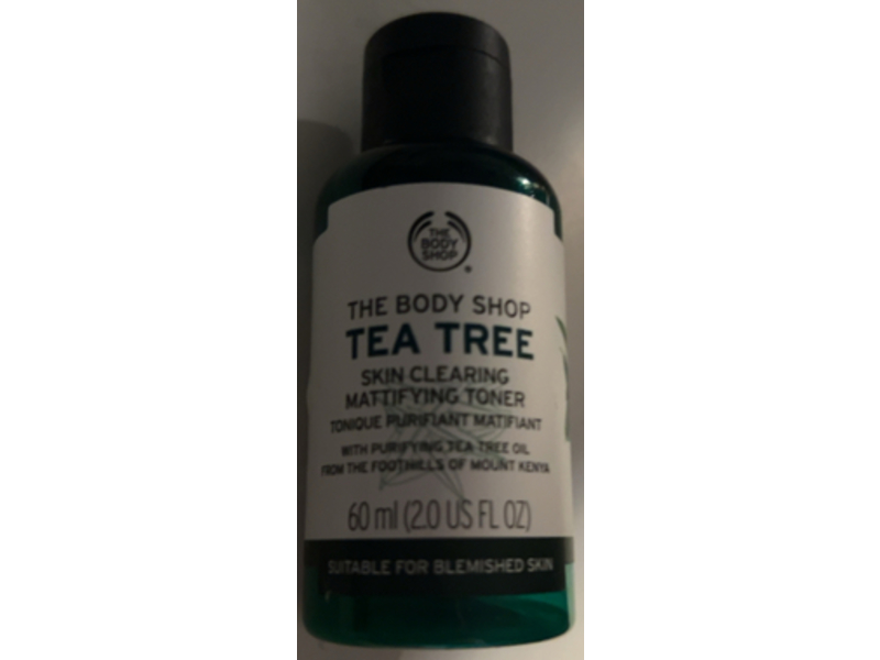 The Body Shop Tea Tree Skin Clearing Mattifying Toner, 2.0 fl oz/60 mL