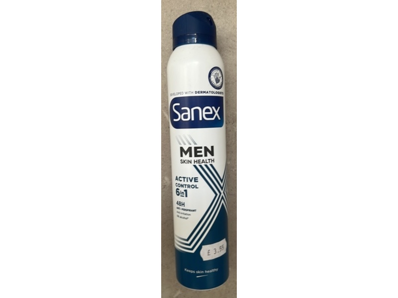 Sanex Men Skin Health Active Control 6 In 1 48H Anti-Perspirant, 200 mL