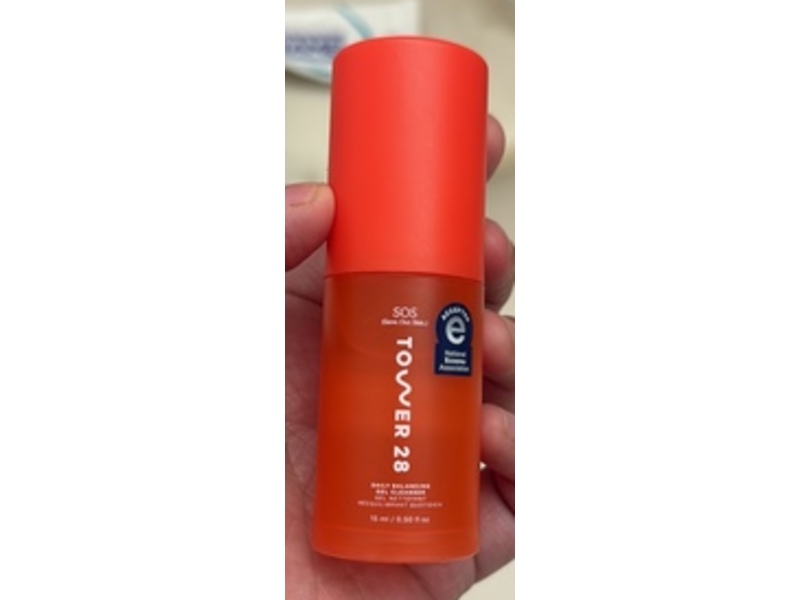 Tower 28 SOS Daily Balancing Gel Cleanser, 0.50 fl oz/15 mL