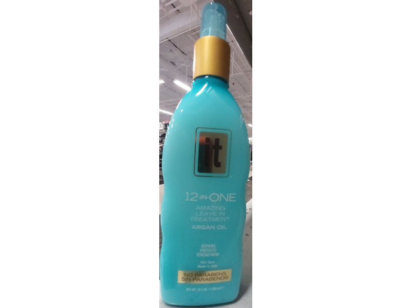 it Haircare 12-In-One Amazing Leave In Treatment, Argan Oil, 10.2 fl oz/300 mL