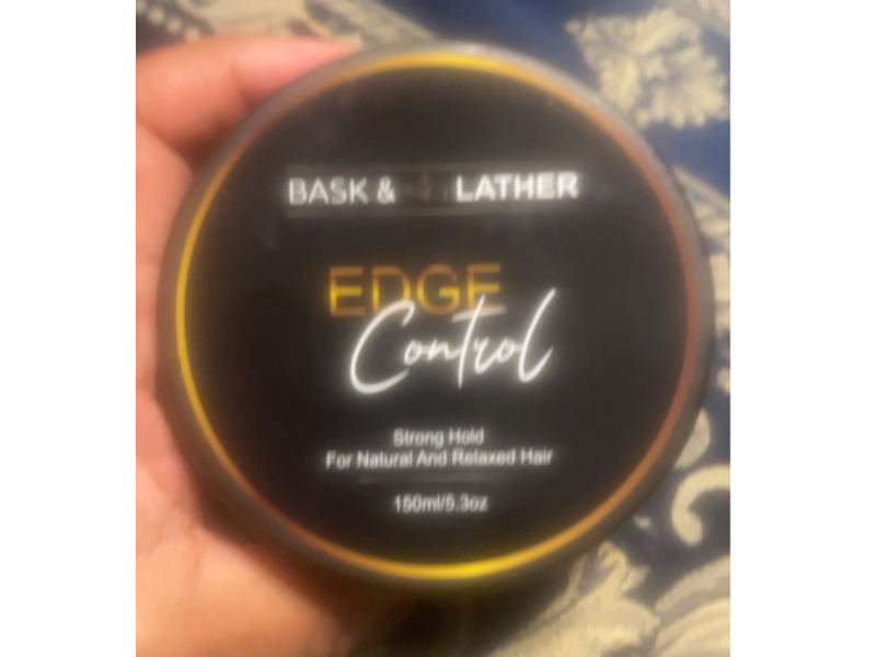 Bask & Lather Edge Control, Strong Hold, 5.3 oz/150 mL